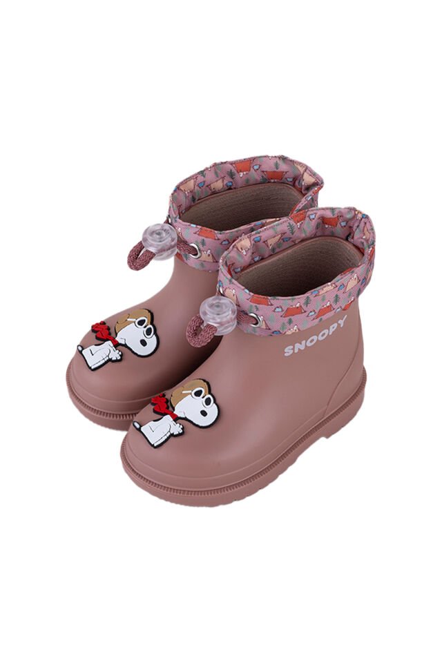BIMBI SNOOPY PEMBE KIZ ÇOCUK YAĞMUR ÇİZMESİ