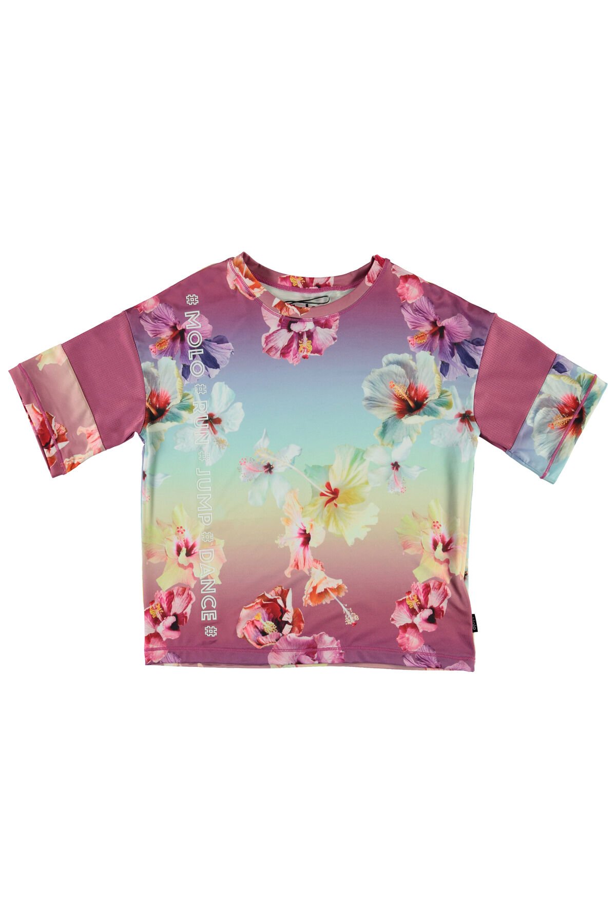 ODESSA HIBISCUS RAINBOW SPOR T-SHIRT