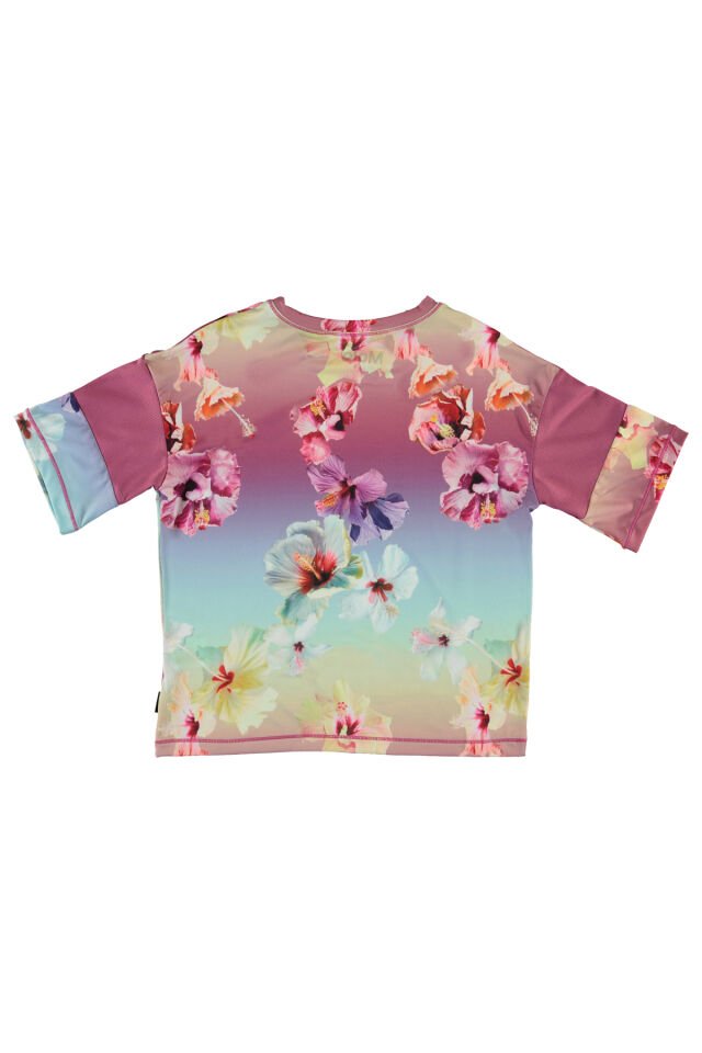 ODESSA HIBISCUS RAINBOW SPOR T-SHIRT