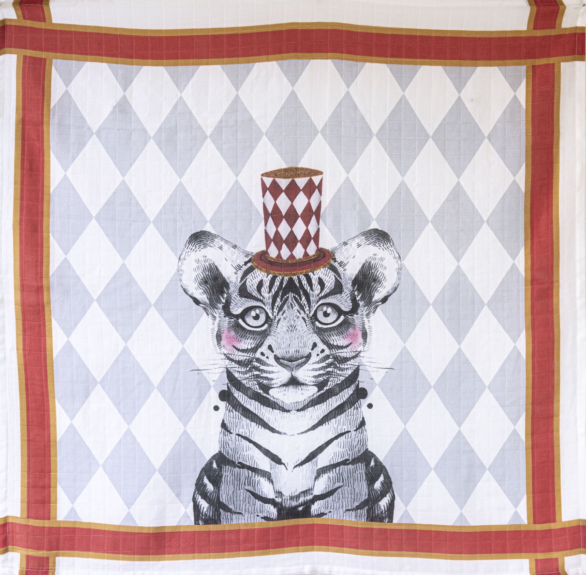 FASHION TIGER MÜSLİN ÖRTÜ