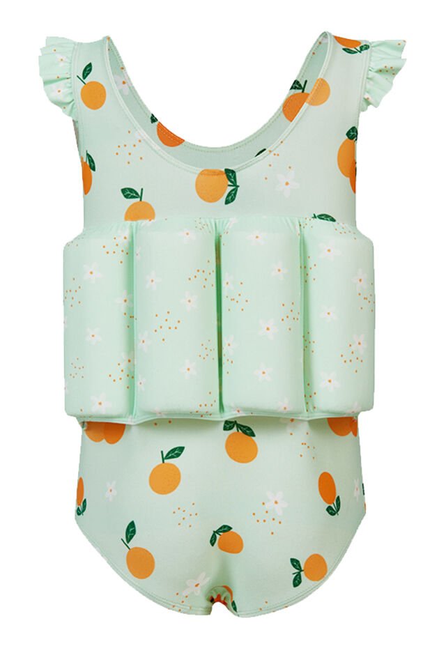 PORTAKAL ÇİÇEĞİ TEMALI YÜZME ÖĞRETİCİ MAYO