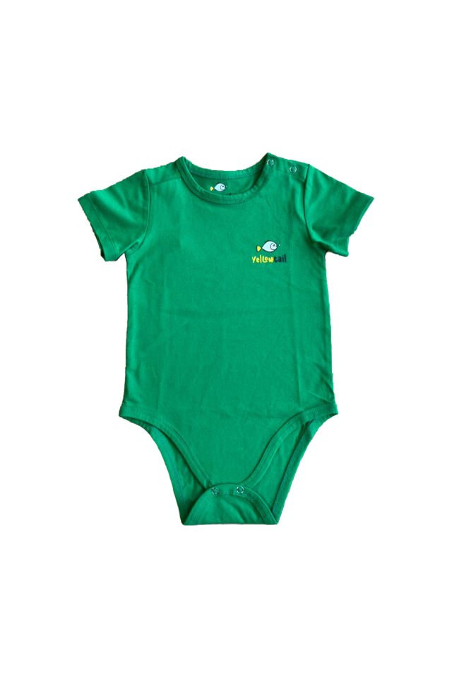 Yeşil Unisex Bebek Body