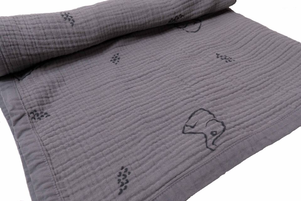 GRİ MÜSLİN BATTANİYE