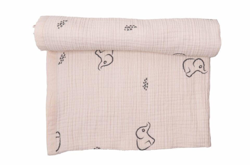 KREM RENGİ MÜSLİN BATTANİYE