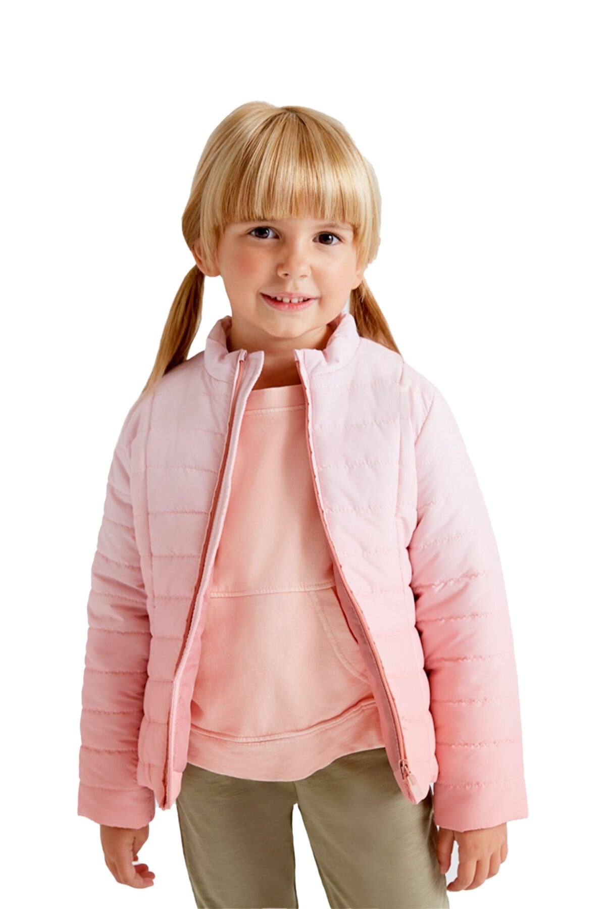 PEMBE DEGRADE KIZ ÇOCUK RÜZGARLIK