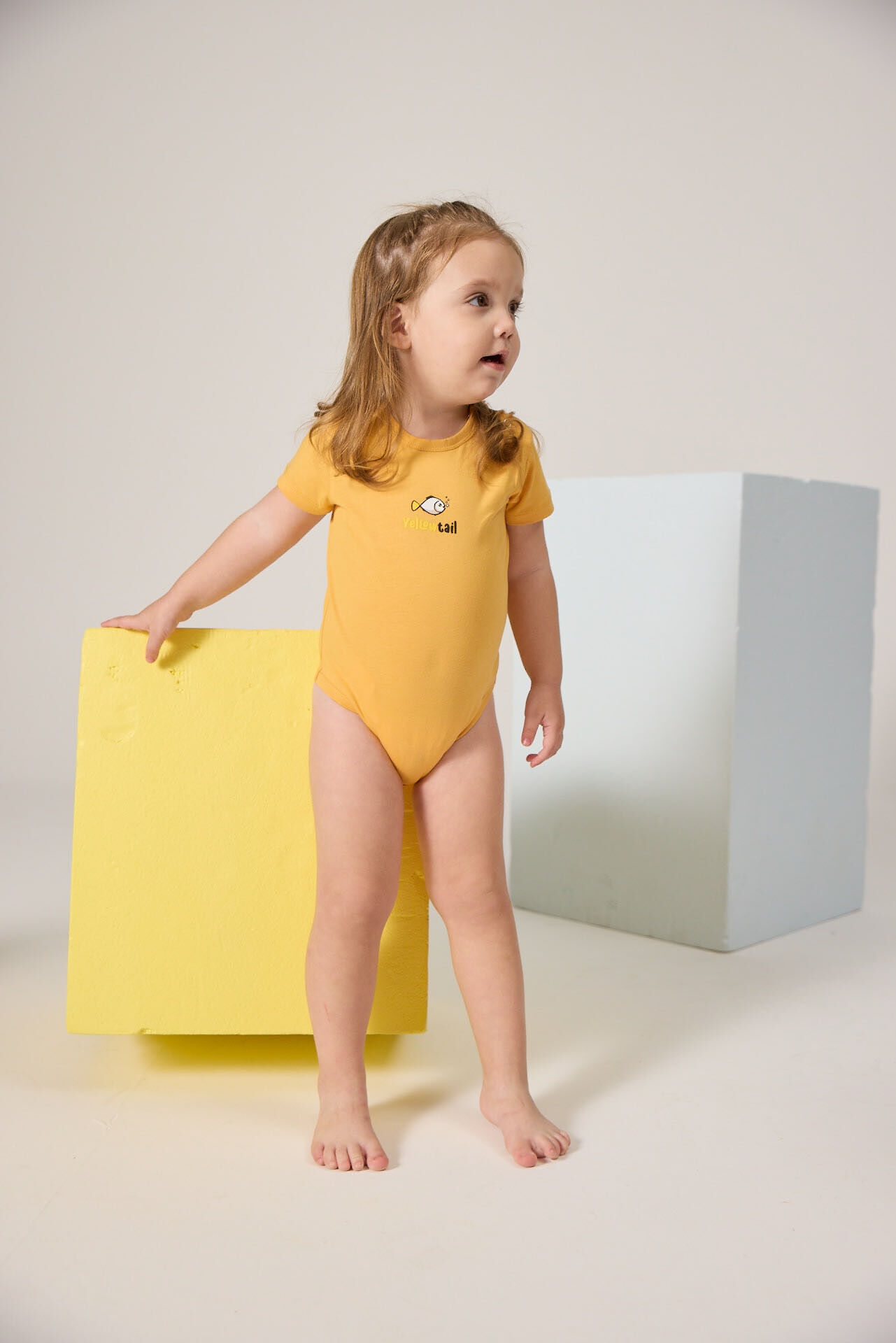 Turuncu Unisex Bebek Body
