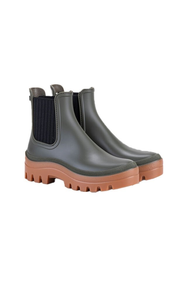 Soul Caramelo Haki Kadın Yağmur Çizmesi