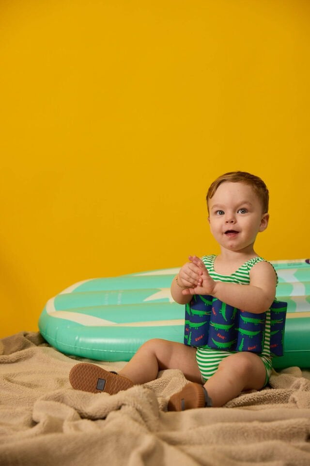 TİMSAH TEMALI YÜZME ÖĞRETİCİ MAYO