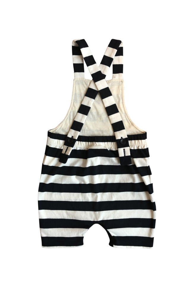 ÇİZGİLİ UNISEX BEBEK SALOPET