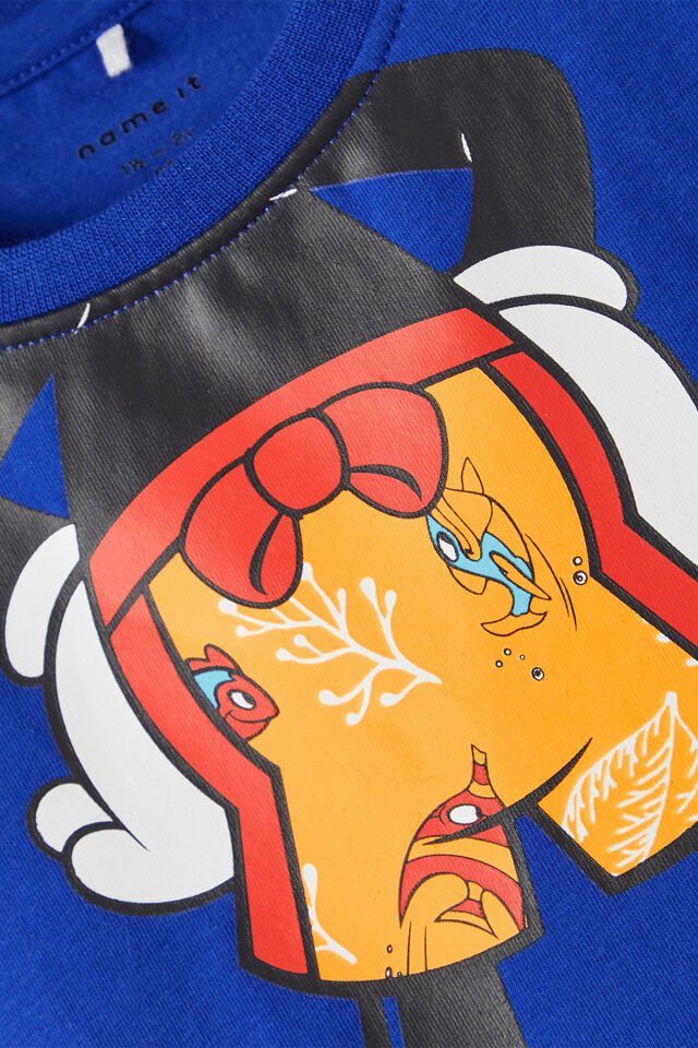 MICKEY BASKILI LACİVERT ERKEK ÇOCUK T-SHIRT