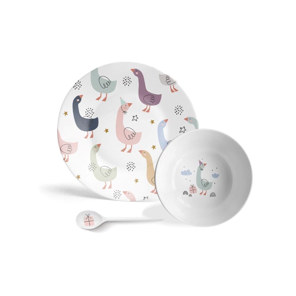 SWEET GOOSE 4 PARÇA YEMEK SETİ