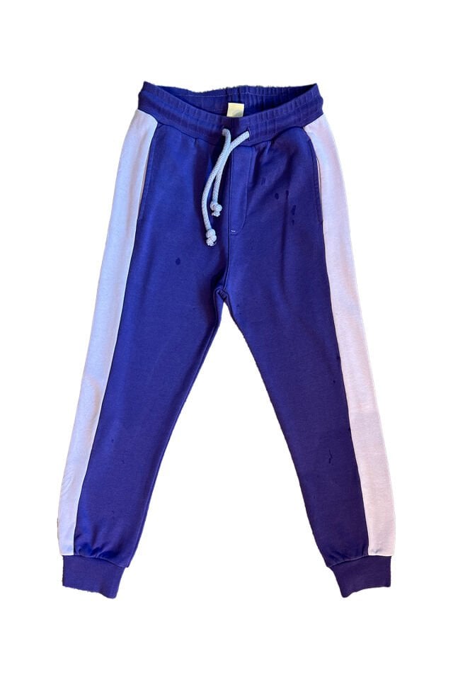 ''SO FAR SO GOOD'' BASKILI MOR SWEATSHIRT VE PANTOLON TAKIM