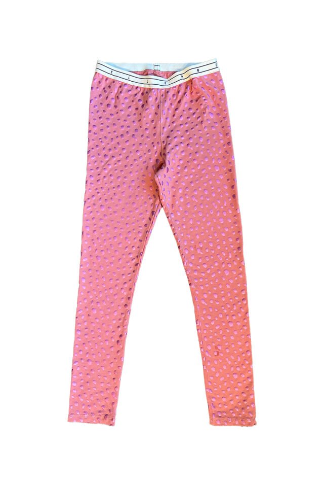 PEMBE VARAK BASKILI KIZ ÇOCUK TAYT