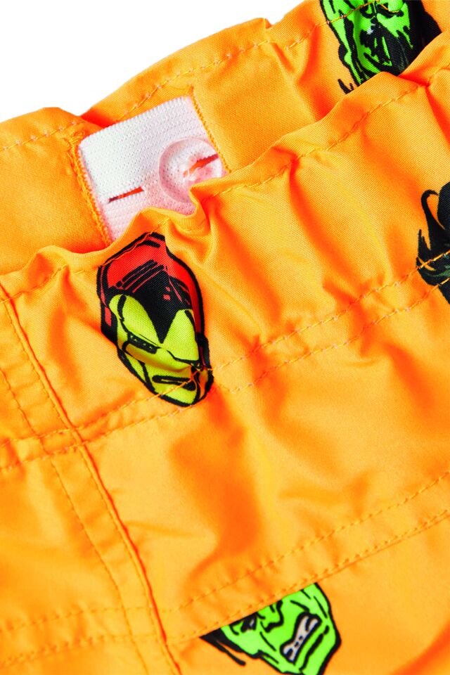 MARVEL BASKILI TURUNCU DENİZ ŞORTU