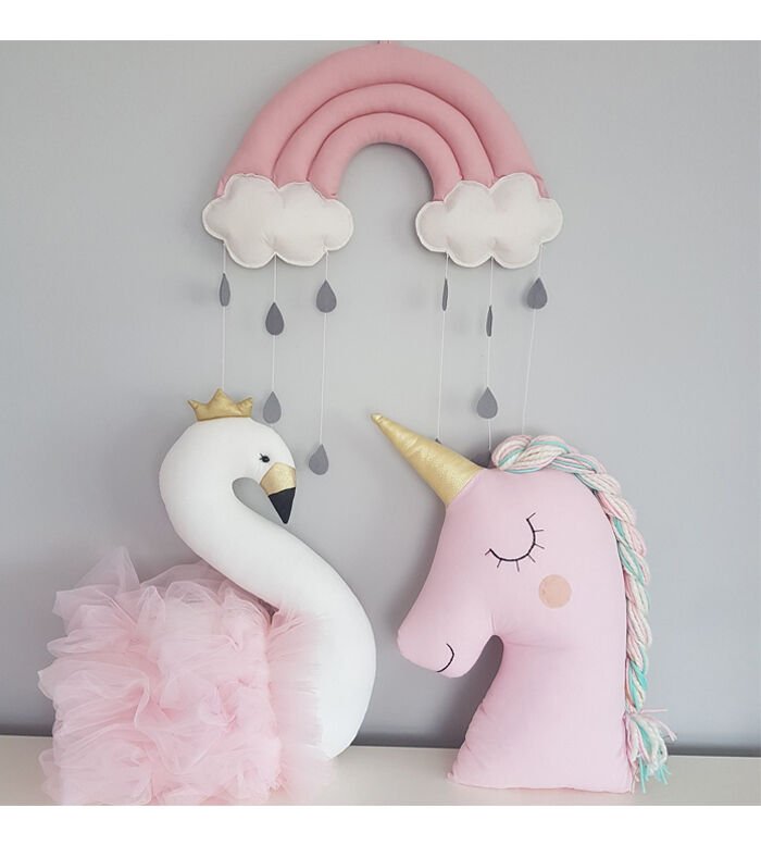 PEMBE TÜTÜLÜ KUĞU YASTIK