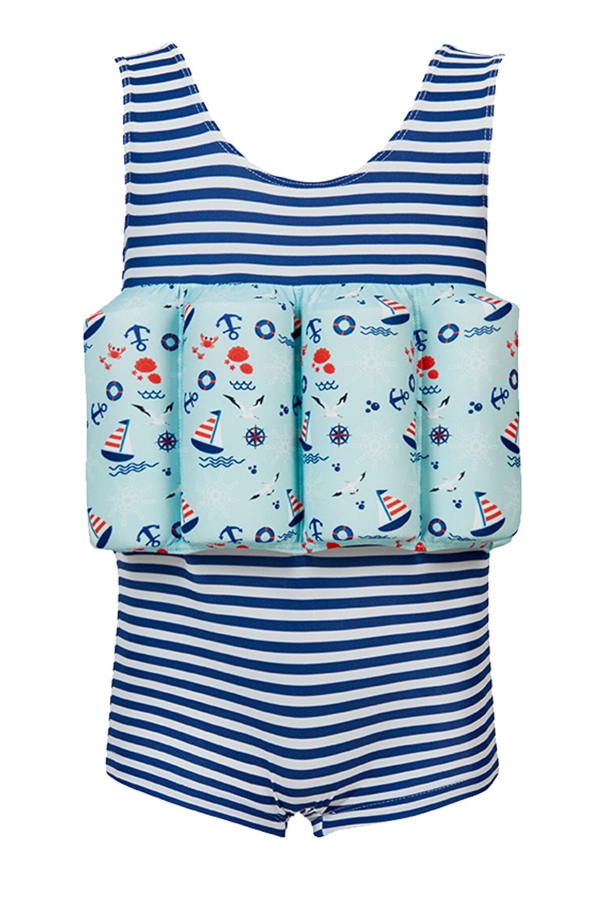 YELKENLİ TEMALI YÜZME ÖĞRETİCİ MAYO