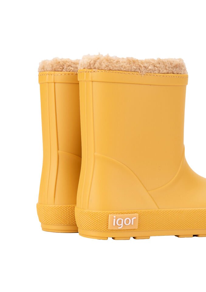 Yogi Borreguito İçi Kürk Dolgulu Sarı Unisex Çocuk Bot