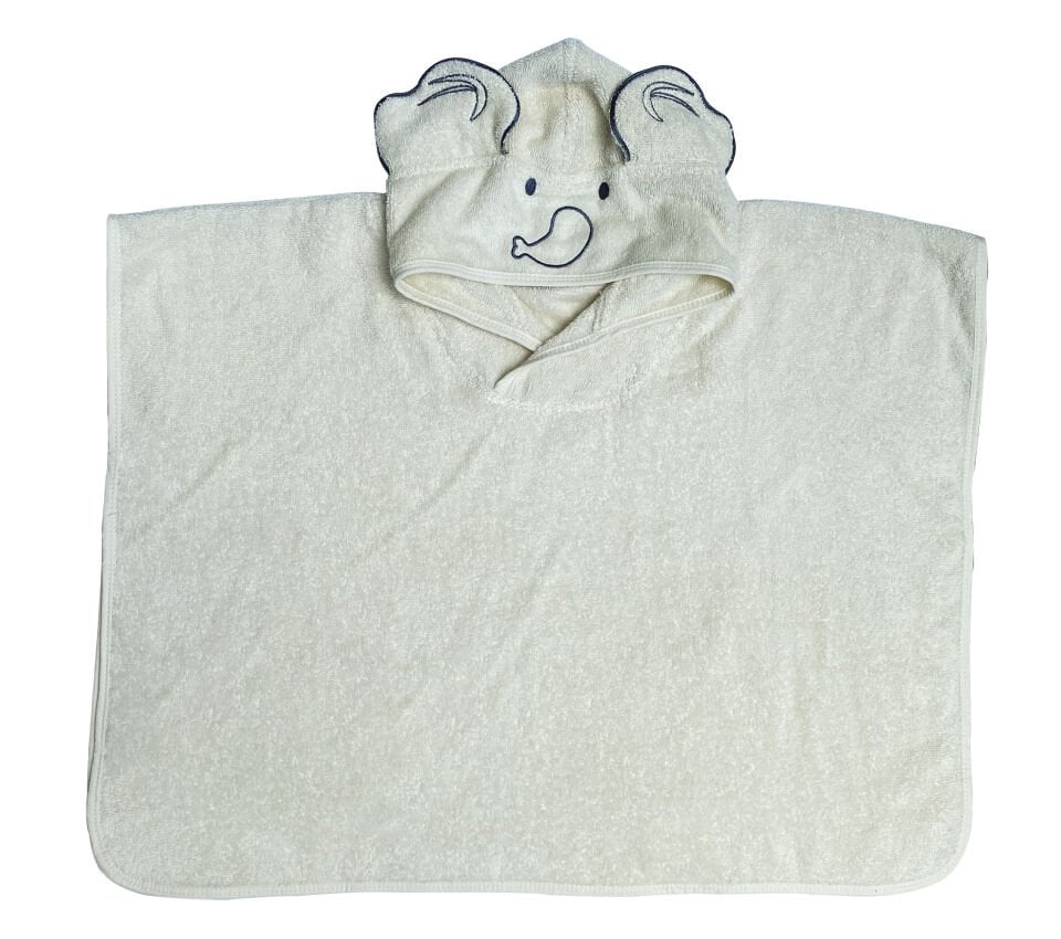 KREM RENGİ PANÇO HAVLU