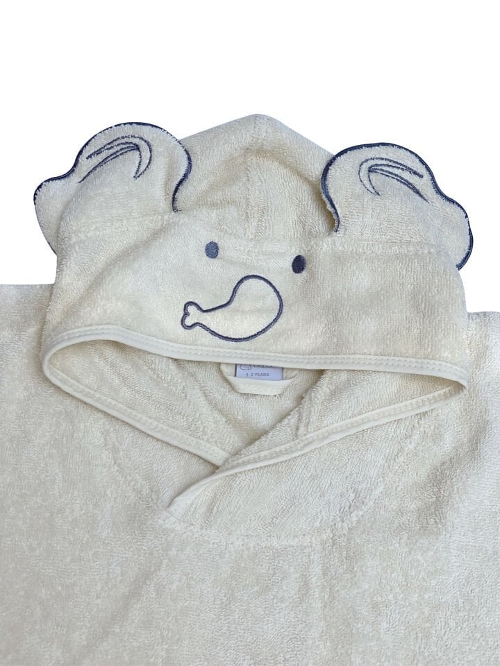 KREM RENGİ PANÇO HAVLU