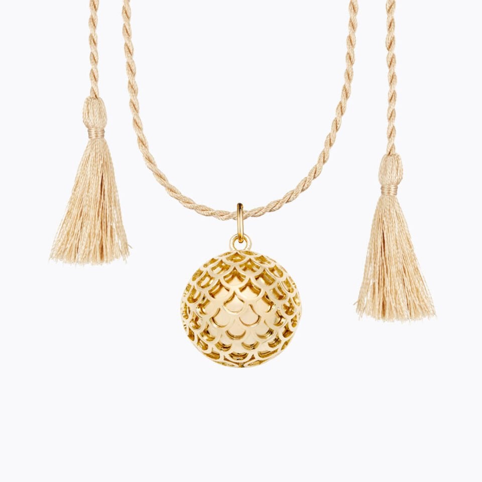 SOURCE ALTIN KAPLAMA HARMONİ HAMİLE KOLYESİ