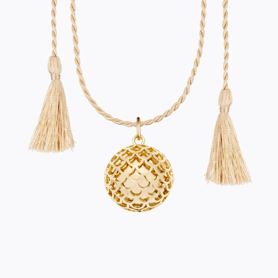 SOURCE ALTIN KAPLAMA HARMONİ HAMİLE KOLYESİ