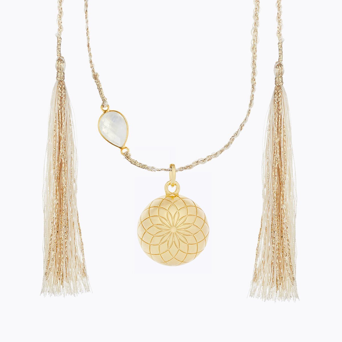LOTUS ALTIN KAPLAMA HARMONİ HAMİLE KOLYESİ