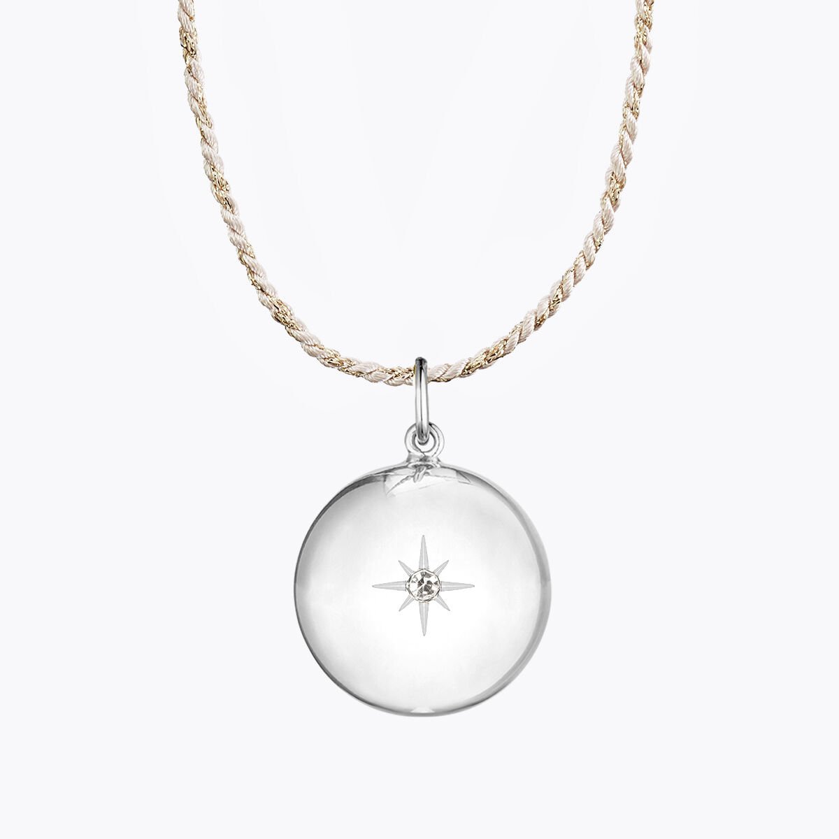 LUCKY STAR GÜMÜŞ KAPLAMA HARMONİ HAMİLE KOLYESİ