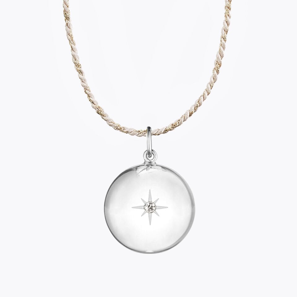 LUCKY STAR GÜMÜŞ KAPLAMA HARMONİ HAMİLE KOLYESİ