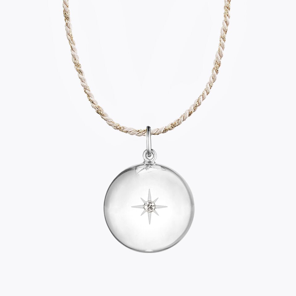 LUCKY STAR GÜMÜŞ KAPLAMA HARMONİ HAMİLE KOLYESİ