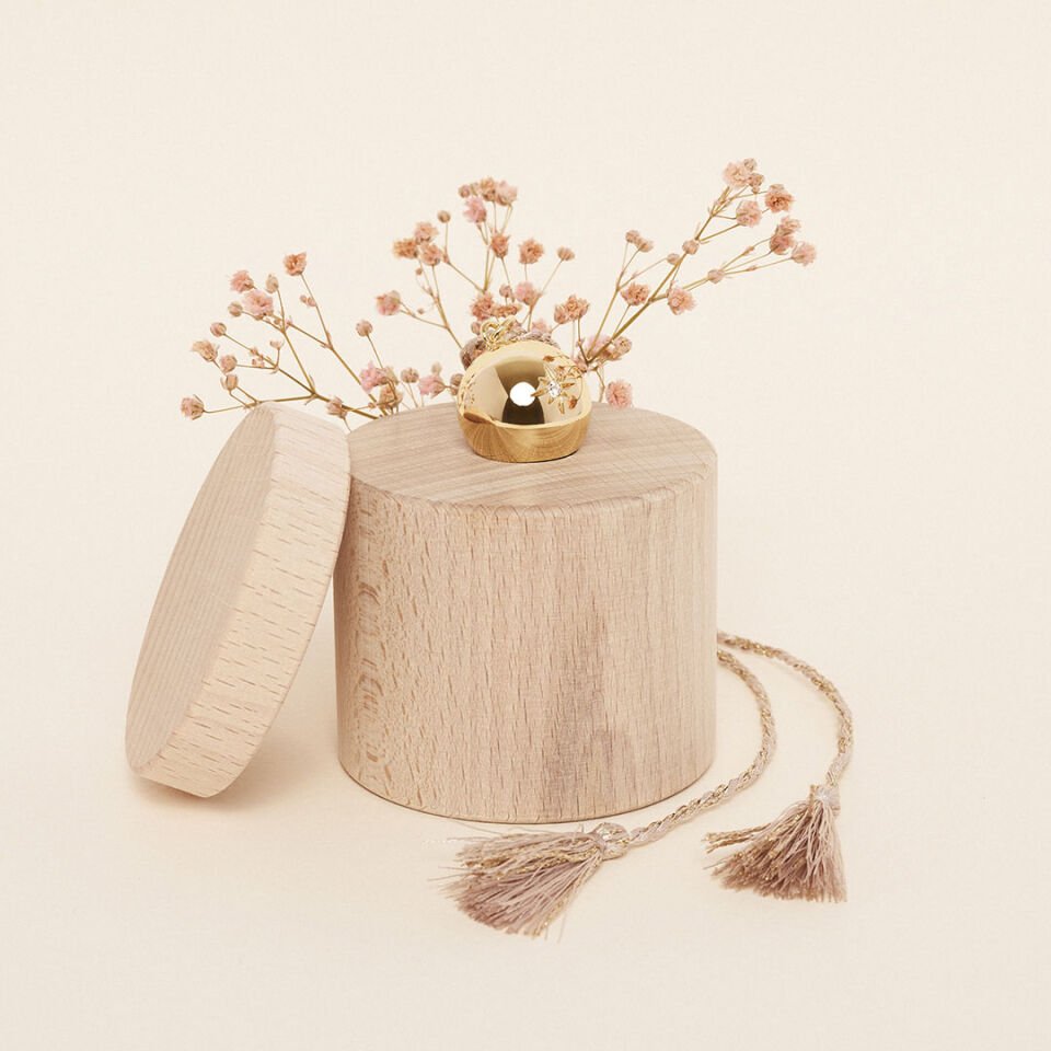 LUCKY STAR ALTIN KAPLAMA HARMONİ HAMİLE KOLYESİ