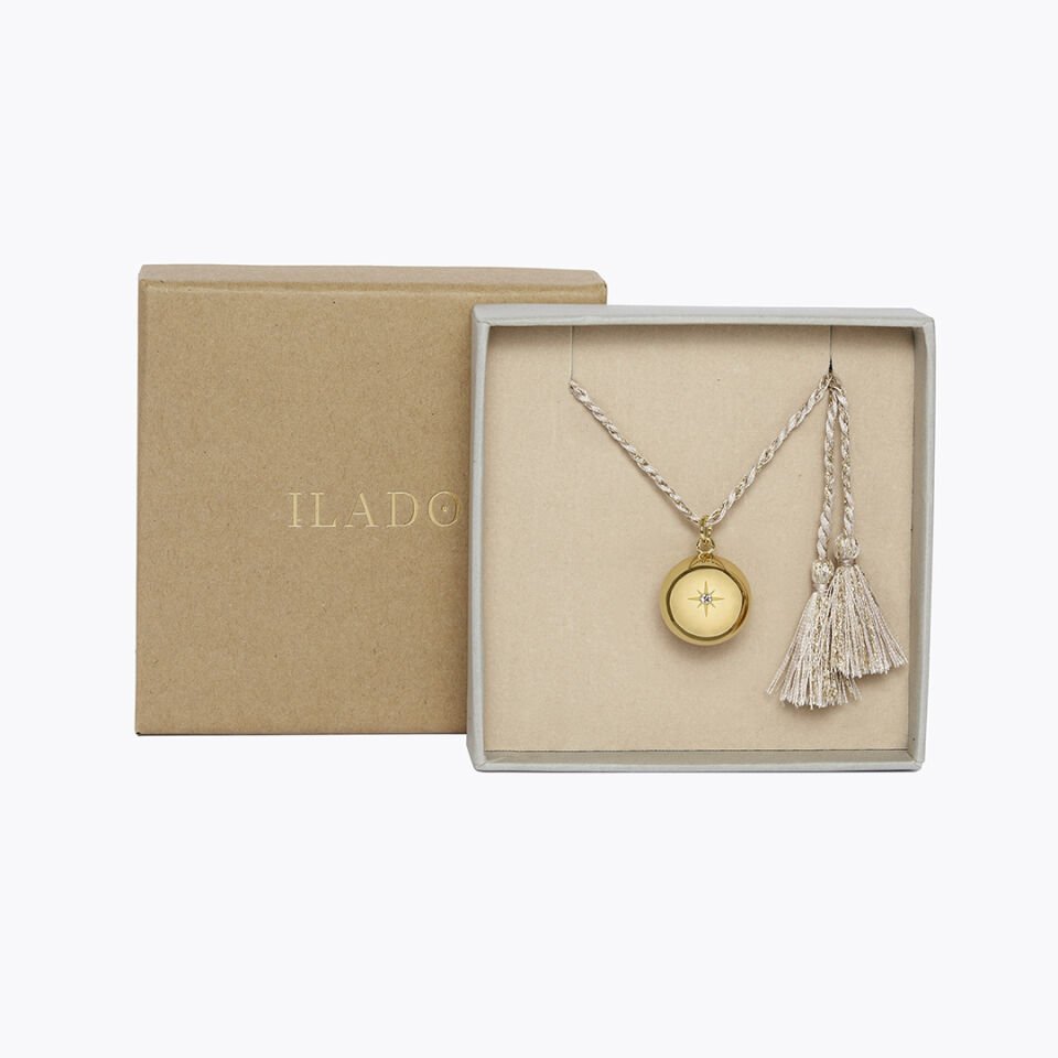 LUCKY STAR ALTIN KAPLAMA HARMONİ HAMİLE KOLYESİ