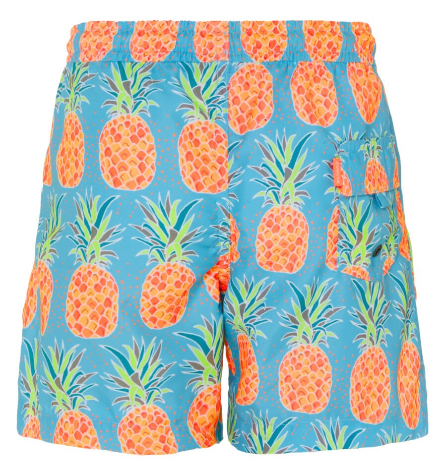 ERKEK ÇOCUK ANANAS DESENLİ DENİZ ŞORTU