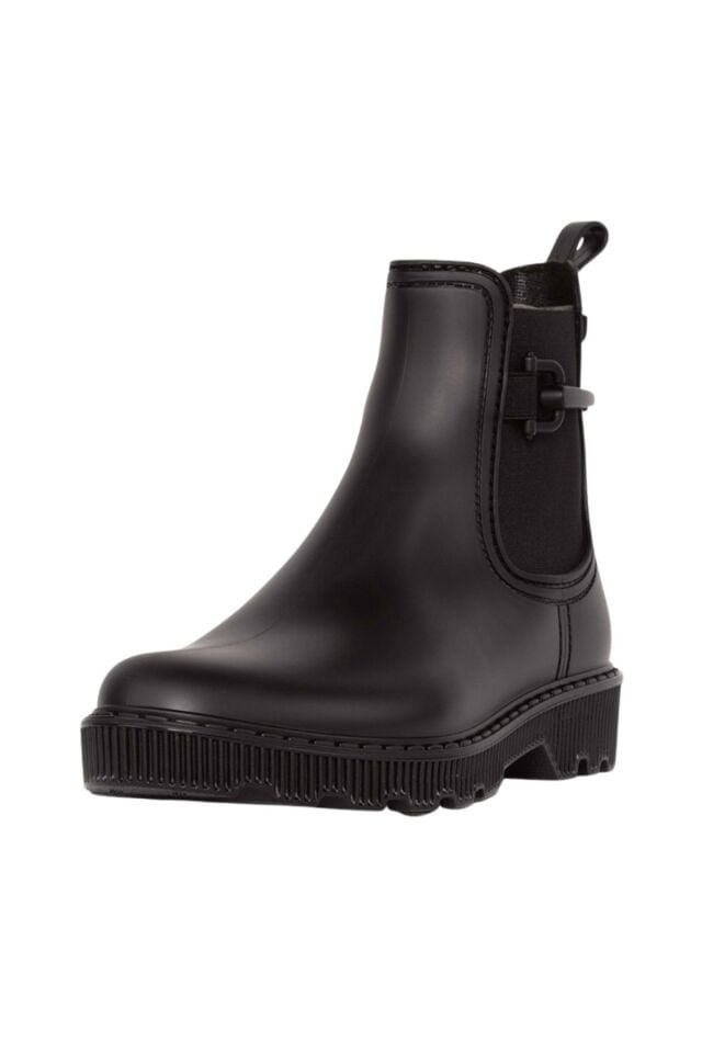 Soho Metal Siyah Toka Detaylı Kadın Yağmur Bot
