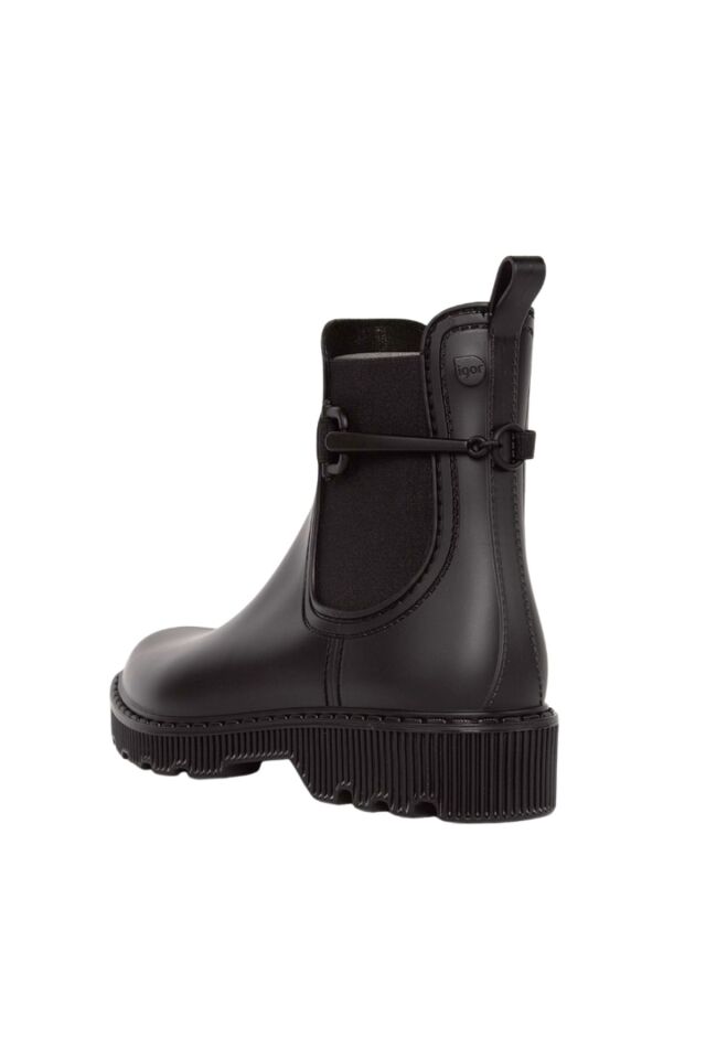 Soho Metal Siyah Toka Detaylı Kadın Yağmur Bot