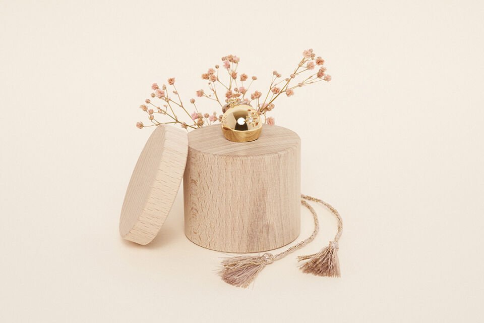 LUCKY STAR PEMBE ALTIN KAPLAMA HARMONİ HAMİLE KOLYESİ