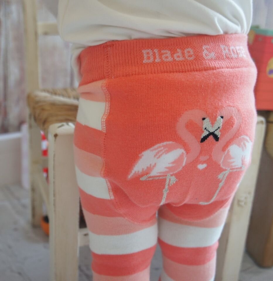 FLAMİNGO DESENLİ BEBEK TAYT