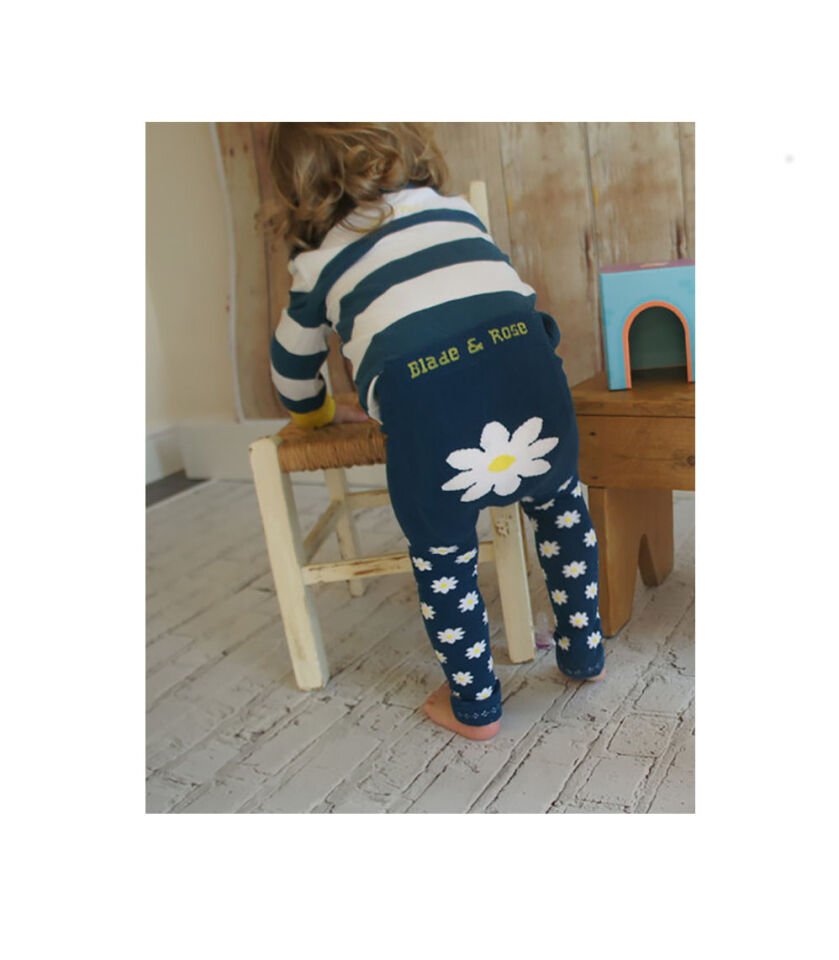 MAVİ ÇİÇEKLİ BEBEK TAYT