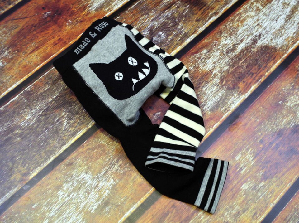 ÇILGIN KEDİ DESENLİ TAYT