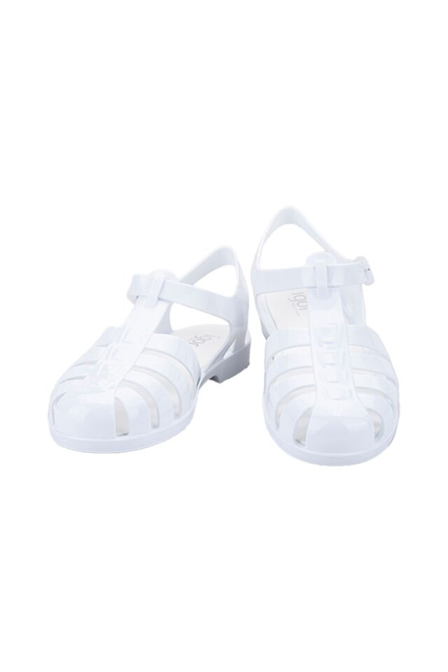 BIARRITZ BRILLO BEYAZ KADIN SANDALET