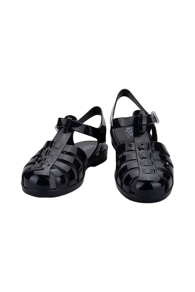 BIARRITZ BRILLO SİYAH KADIN SANDALET