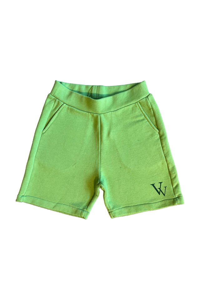 YEŞİL AĞAÇ BASKILI SWEATSHIRT VE ŞORT TAKIM