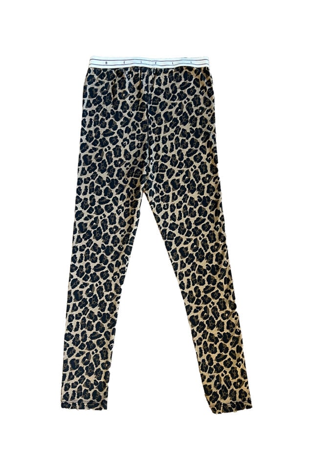 LEOPAR DESENLİ KIZ ÇOCUK TAYT