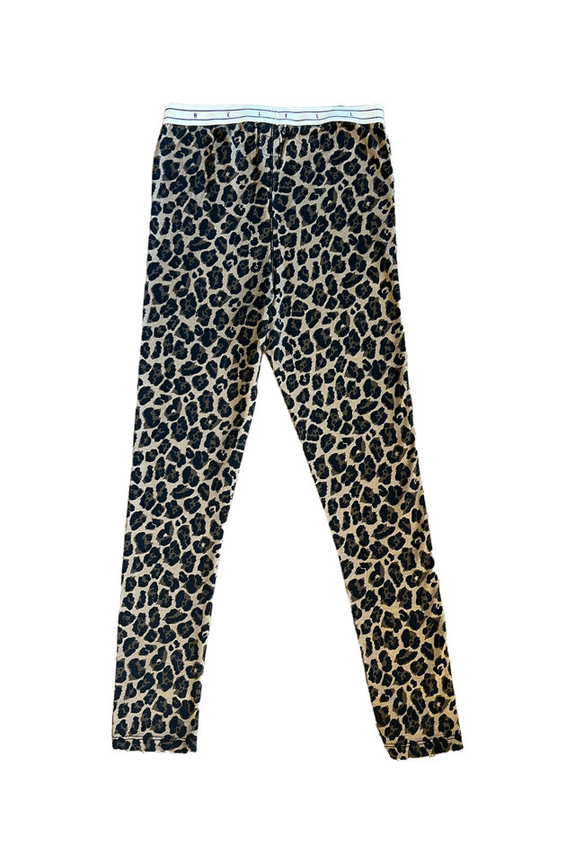 LEOPAR DESENLİ KIZ ÇOCUK TAYT