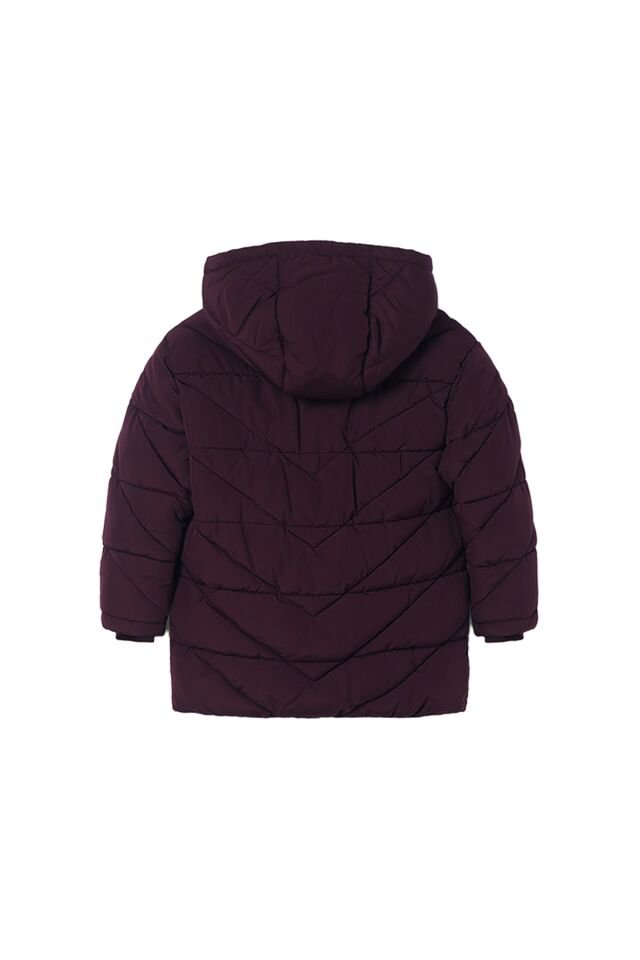 MÜRDÜM RENGİ UZUN ERKEK ÇOCUK MONT