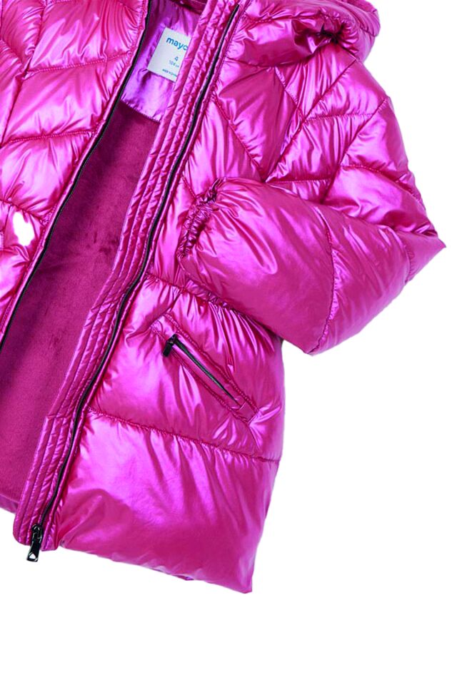 METALİK PEMBE KIZ ÇOCUK MONT