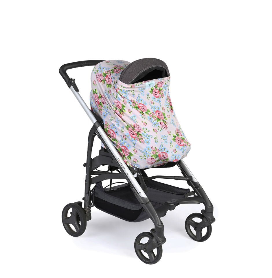 FONKSİYONEL PUSET & EMZİRME ÖRTÜSÜ-ROZA