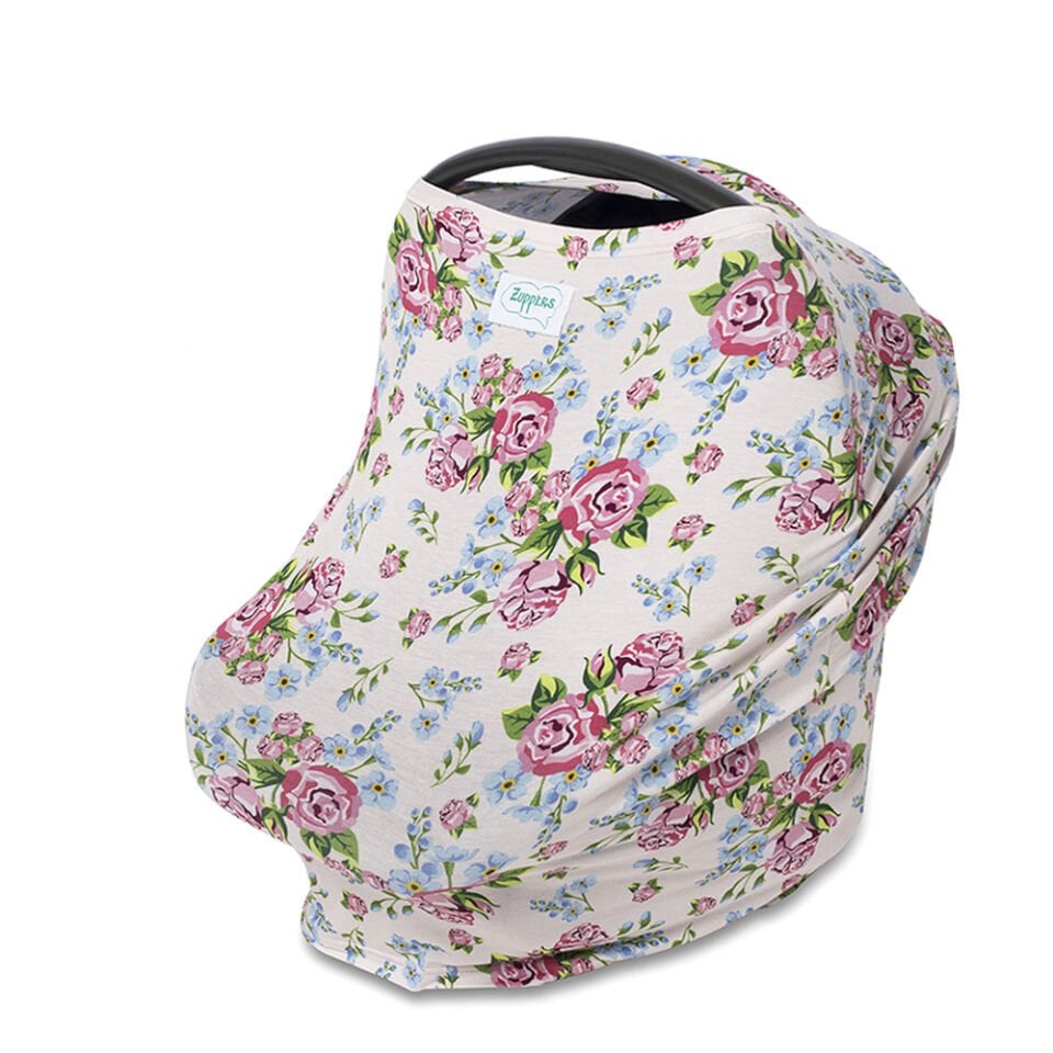 FONKSİYONEL PUSET & EMZİRME ÖRTÜSÜ-ROZA