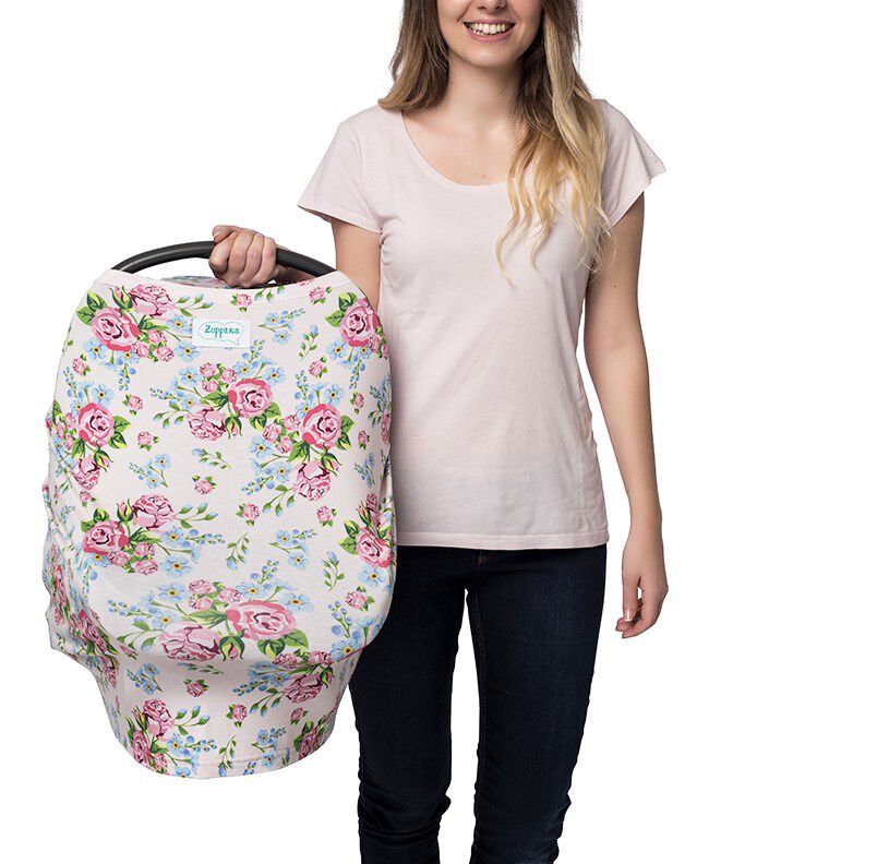 FONKSİYONEL PUSET & EMZİRME ÖRTÜSÜ-ROZA