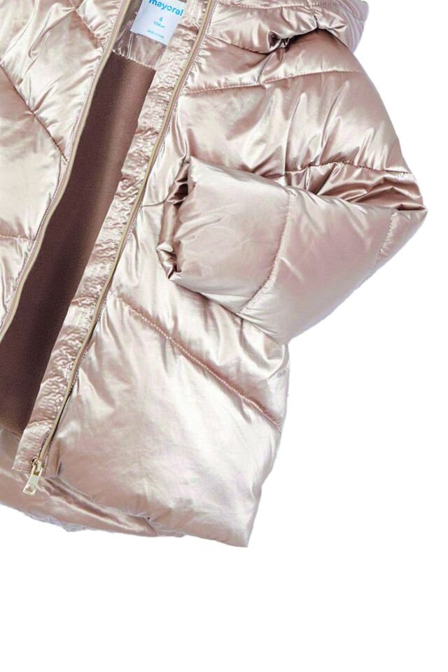 PEMBE ALTIN RENGİNDE KIZ ÇOCUK ŞİŞME MONT