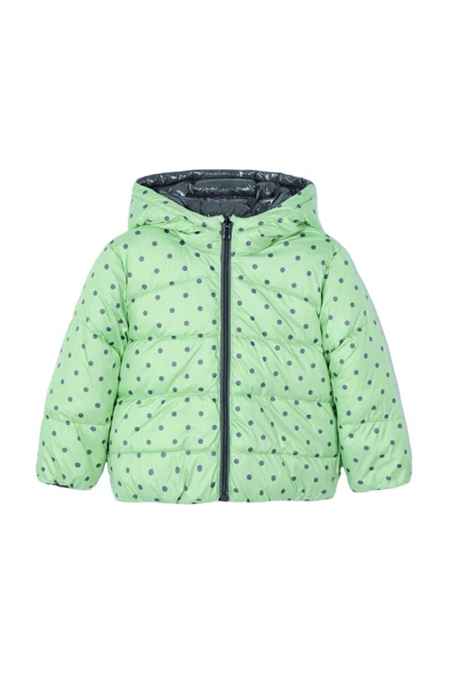 ÇİFT TARAFLI PUANTİYELİ ŞİŞME KIZ ÇOCUK MONT